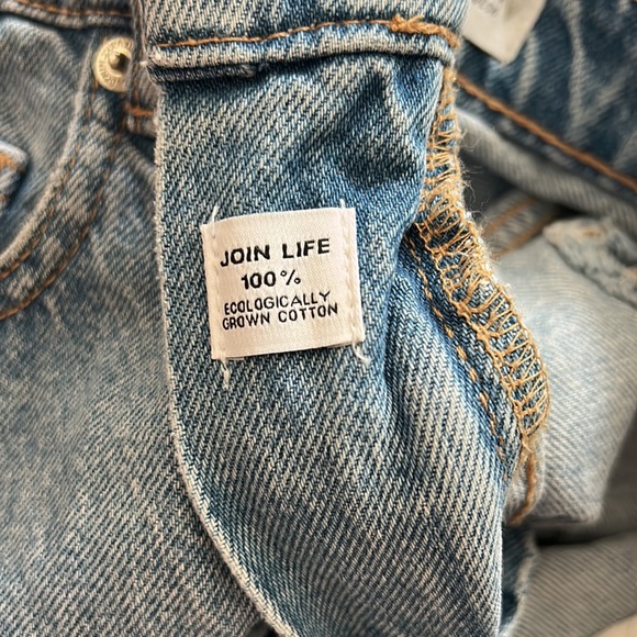 Zara Wide Leg Cropped Jeans - Picture 3 of 4